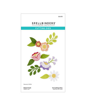 Spellbinders Shiny New Day Etched Dies Petal Fresh by Spellbinders (S3-573)