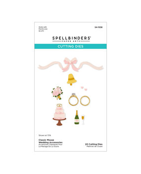 Spellbinders Classic Mouse Wedding Etched Dies Accessories by Spellbinders (S4-1538) Spellbinders Classic Mouse Wedding Etched Dies Accessories by Spellbinders (S4-1538)
