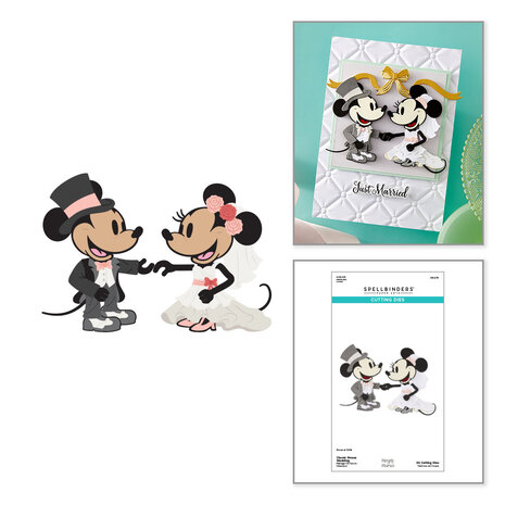 Spellbinders Classic Mouse Wedding Etched Dies by Simple Stories (S6-270) Spellbinders Classic Mouse Wedding Etched Dies by Simple Stories (S6-270)
