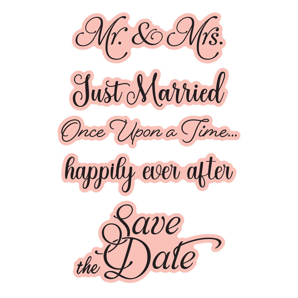 Spellbinders Classic Mouse Wedding Press + Foil Plate & Die Set Sentiments by Spellbinders (BP-367) Spellbinders Classic Mouse Wedding Press + Foil Plate & Die Set Sentiments by Spellbinders (BP-367)