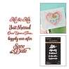 Spellbinders Classic Mouse Wedding Press + Foil Plate & Die Set Sentiments by Spellbinders (BP-367) Spellbinders Classic Mouse Wedding Press + Foil Plate & Die Set Sentiments by Spellbinders (BP-367)