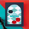 Spellbinders Checkmate Clear Stamp & Die Set Well Played Sentiments by Spellbinders (SDS-227)