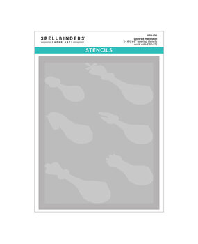 Spellbinders Checkmate Stencil Layered Harlequin by Spellbinders (STN-130)