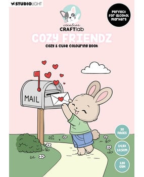 Creative Craftlab Friendz Cozy & Cute Coloring Book Cozy Friendz (CCL-FR-CB11)