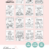 Creative Craftlab Friendz Cozy & Cute Coloring Book Cozy Friendz (CCL-FR-CB11)