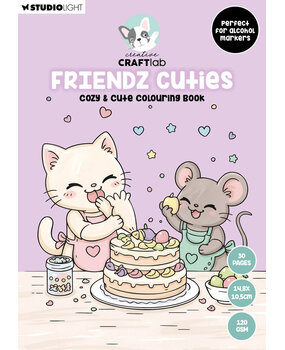 Creative Craftlab Friendz Cozy & Cute Coloring Book Friendz Cuties (CCL-FR-CB10)