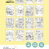 Creative Craftlab Friendz Cozy & Cute Coloring Book Friendz Spring (CCL-FR-CB09)