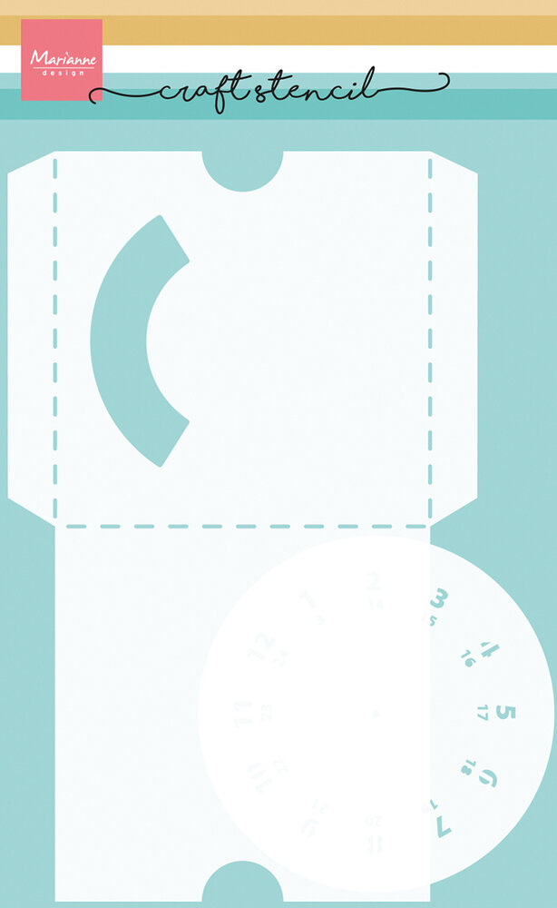 Marianne Design Craft Stencil Turning Wheel (PS8196)