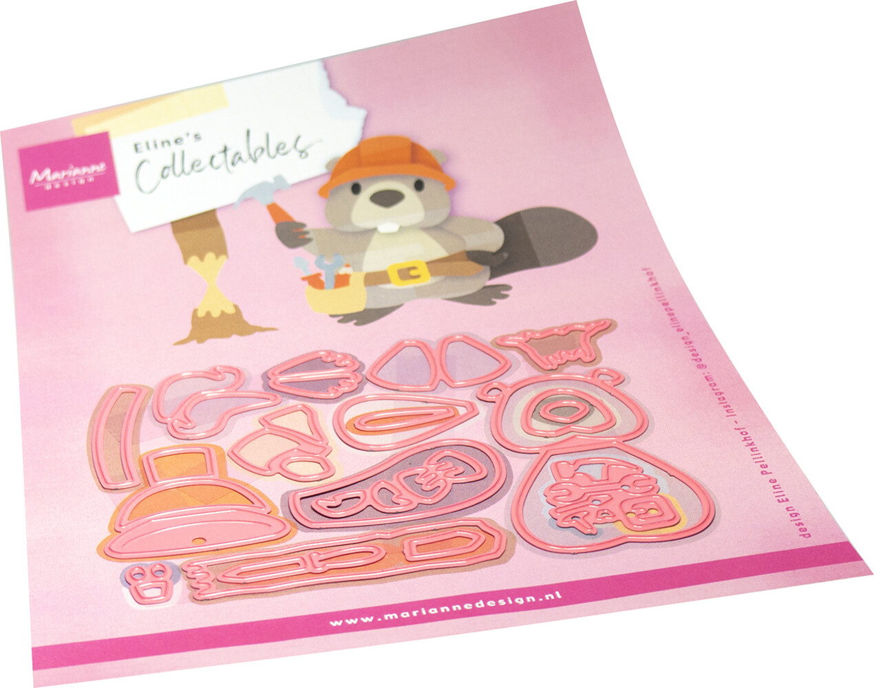 Marianne Design Collectables Eline's Animals Bever (COL1590) Marianne Design Collectables Eline's Animals Bever (COL1590)