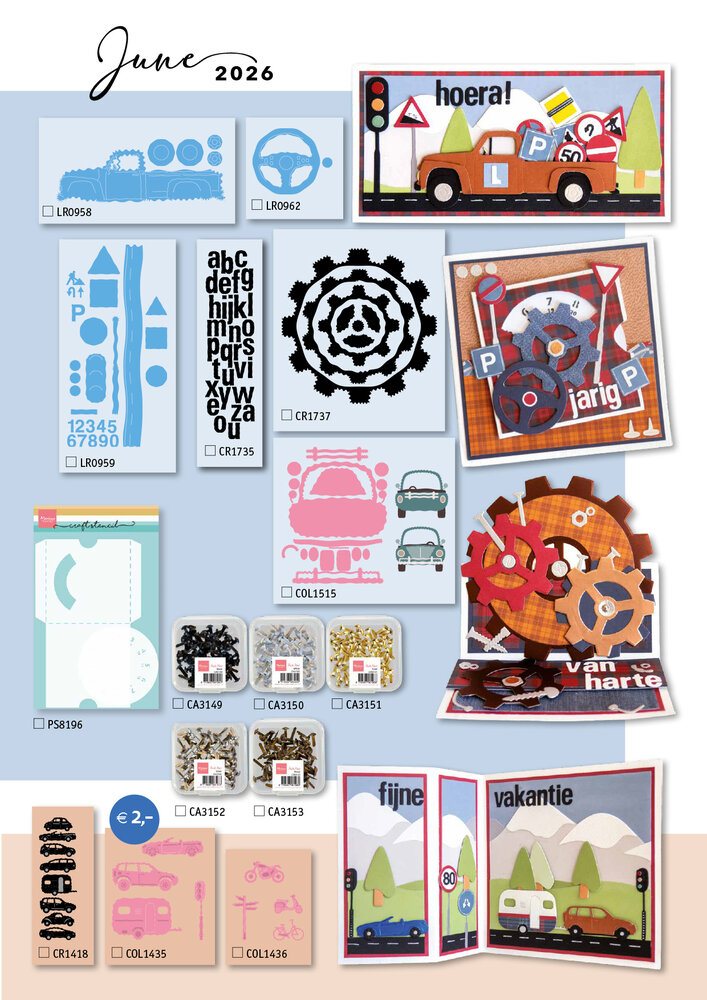 Marianne Design Leaflet The Collection # 162 Juni 2026 (CAT13162) Marianne Design Leaflet The Collection # 162 Juni 2026 (CAT13162)