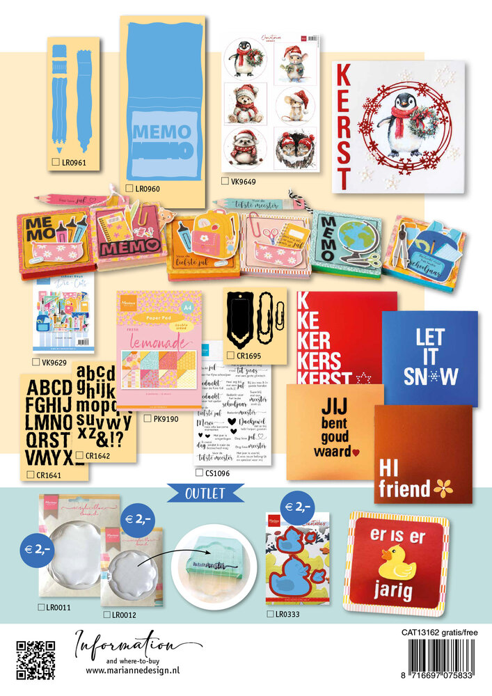 Marianne Design Leaflet The Collection # 162 Juni 2026 (CAT13162) Marianne Design Leaflet The Collection # 162 Juni 2026 (CAT13162)