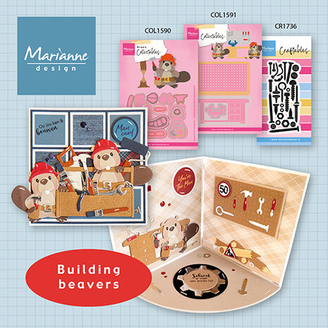 Marianne Design Craftables Punch Die XL Nuts & Bolts (CR1736) Marianne Design Craftables Punch Die XL Nuts & Bolts (CR1736)