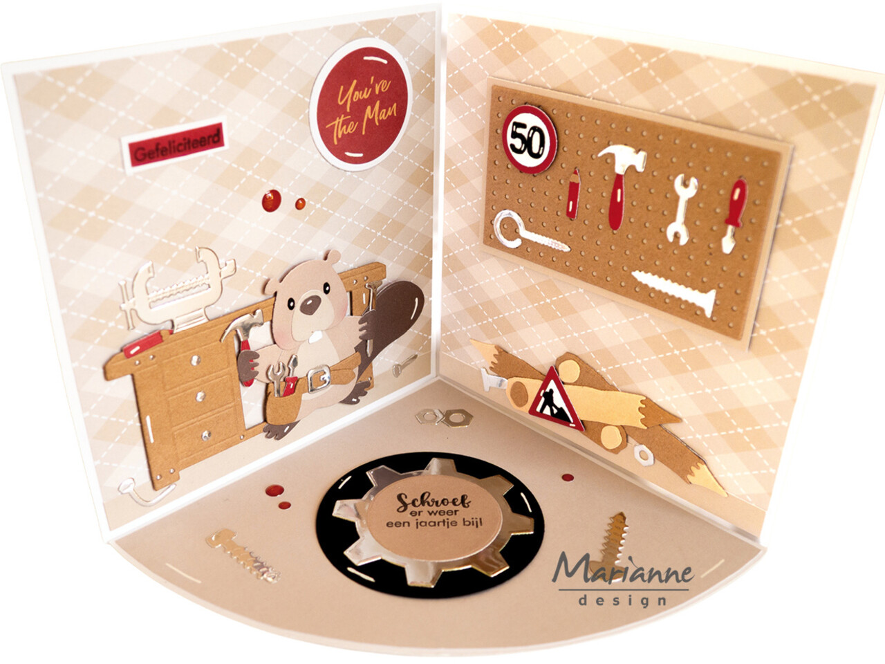 Marianne Design Collectables Eline's Animals Bever (COL1590) Marianne Design Collectables Eline's Animals Bever (COL1590)