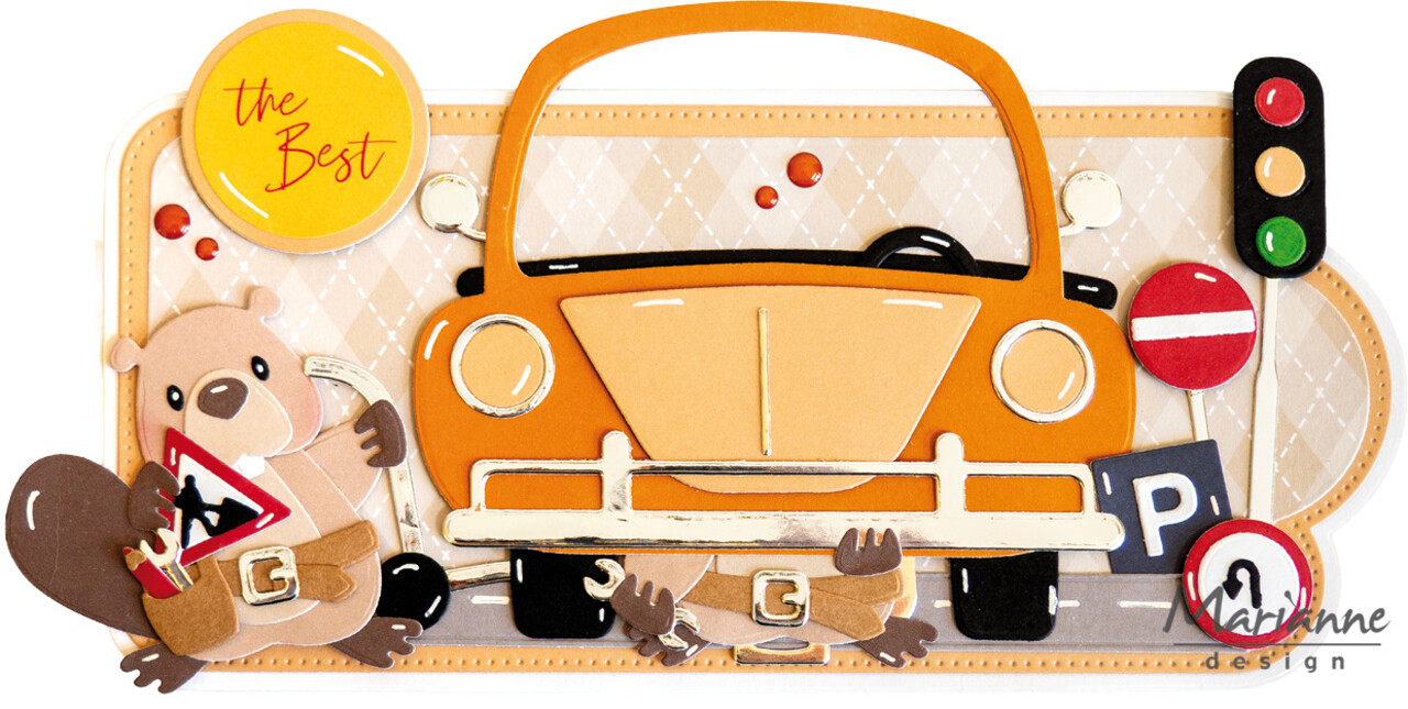 Marianne Design Collectables Eline's Animals Bever (COL1590) Marianne Design Collectables Eline's Animals Bever (COL1590)