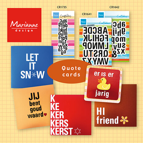 Marianne Design Craftables Alphabet (M) (CR1735)