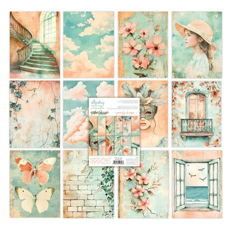 Mintay Art Journal Paper Pad 6x8 Inch Peachy Breeze (MT-ART-P08) Mintay Art Journal Paper Pad 6x8 Inch Peachy Breeze (MT-ART-P08)