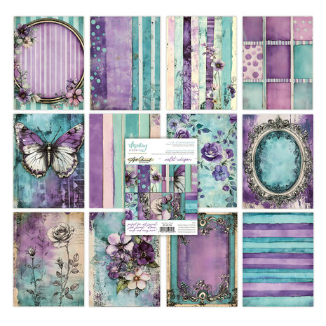 Mintay Art Journal Paper Pad 6x8 Inch Violet Whispers (MT-ART-P06) Mintay Art Journal Paper Pad 6x8 Inch Violet Whispers (MT-ART-P06)