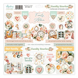 Mintay Family Stories 12x12 Inch Chipboard Ephemera Sheet (MT-FAM-14)