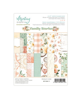 Mintay Family Stories 6x8 Inch Add-On Paper Pack (MT-FAM-11)