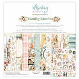 Mintay Family Stories 12x12 Inch Scrapbooking Paper Set (MT-FAM-07)