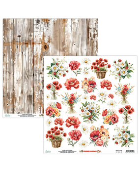 Mintay Summer Highlands 12x12 Inch Fussy Cut Floral Paper (MT-SUM-10)