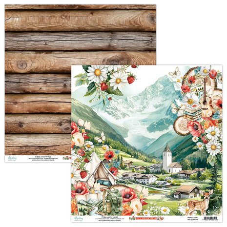 Mintay Summer Highlands 12x12 Inch Scrapbooking Paper Set (MT-SUM-07) Mintay Summer Highlands 12x12 Inch Scrapbooking Paper Set (MT-SUM-07)