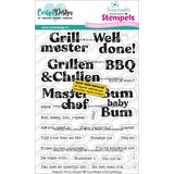 CarlijnDesign Stempels Grill Grapjes by Ilona Maakt (CDST-0178)