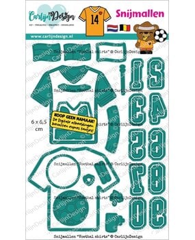CarlijnDesign Snijmallen Voetbal Shirts by CarlijnDesign (CDSN-0389)