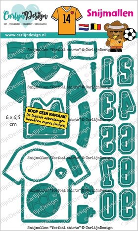 CarlijnDesign Dies Football Shirts by CarlijnDesign (CDSN-0389) CarlijnDesign Dies Football Shirts by CarlijnDesign (CDSN-0389)