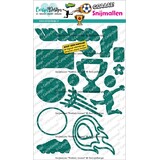 CarlijnDesign Snijmallen Voetbal Iconen by CarlijnDesign (CDSN-0388)