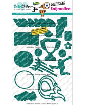 CarlijnDesign Snijmallen Voetbal Iconen by CarlijnDesign (CDSN-0388)