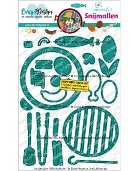 CarlijnDesign Snijmallen BBQ Buddies by Ilona Maakt (CDSN-0385)