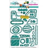 CarlijnDesign Snijmallen Construction Companions by Ilona Maakt (CDSN-0379)