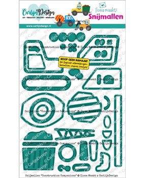 CarlijnDesign Snijmallen Construction Companions by Ilona Maakt (CDSN-0379)