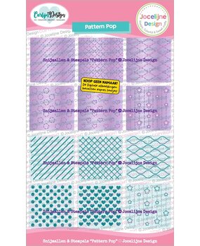 CarlijnDesign Stempels & Snijmallen Pattern Pop by Jocelijne Design (CDJD-0087)