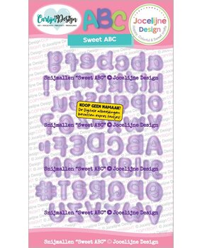 CarlijnDesign Dies Sweet ABC by Jocelijne Design (CDJD-0086)