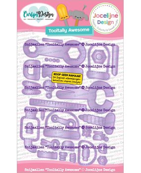 CarlijnDesign Snijmallen Tooltally Awesome by Jocelijne Design (CDJD-0085) CarlijnDesign Snijmallen Tooltally Awesome by Jocelijne Design (CDJD-0085)