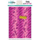CarlijnDesign Hot Foil A6 Schroeven & Moeren by DaisCreaPlace (CDHF-0091)
