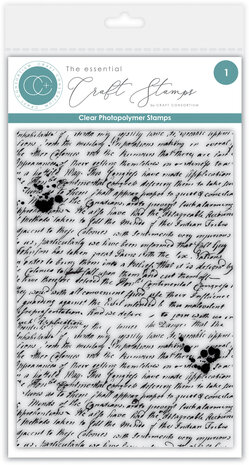 Craft Consortium The Collector A6 Clear Photopolymer Stamp Set Pen Pal (CCESTMP018)