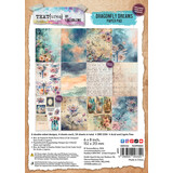 TEXT(ures) Dragonfly Dreams 6x8 Inch Paper Pad by Lou Collins (TEXPP0003)