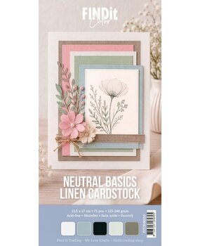 Find It Linen Cardstock 4K Neutral Basics (75pcs) (FITCB4k010)