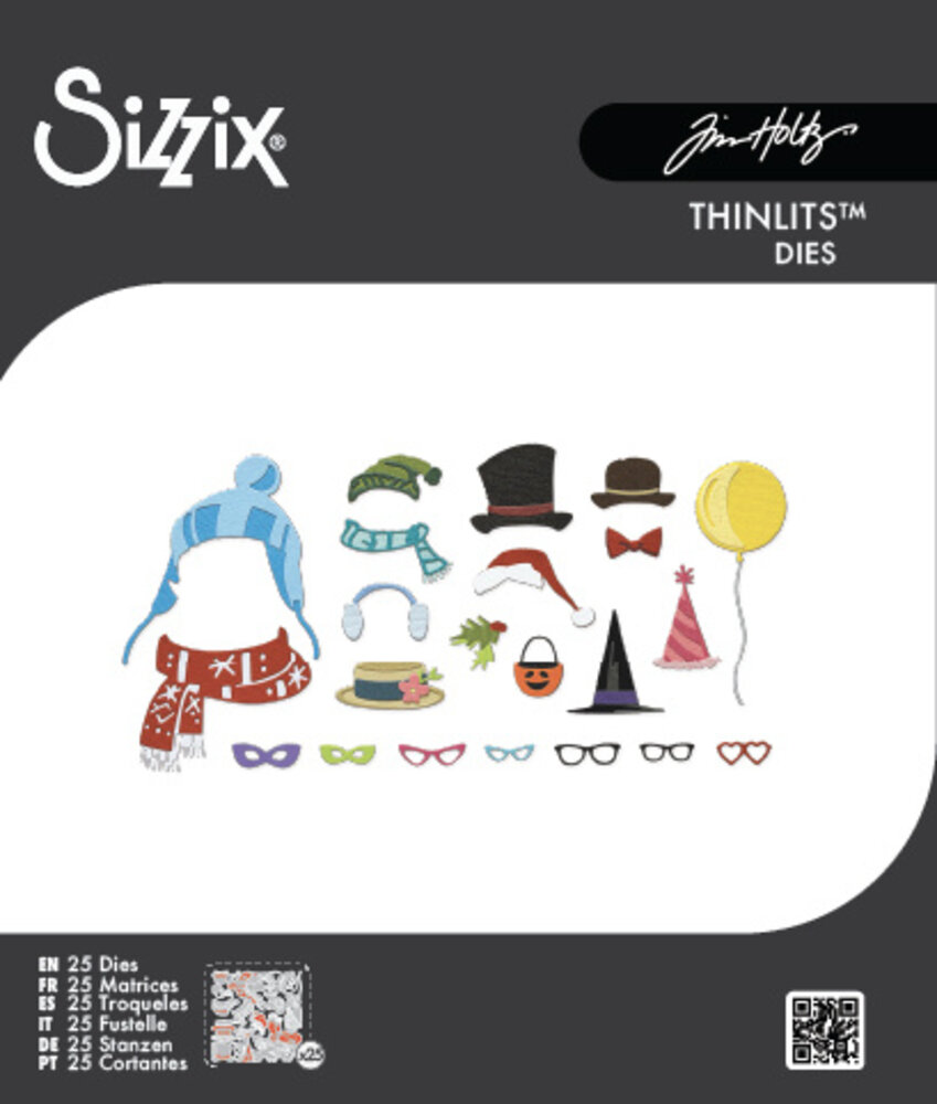 Sizzix Thinlits Small Accessories Die (24pcs) by Tim Holtz (667220) Sizzix Thinlits Small Accessories Die (24pcs) by Tim Holtz (667220)