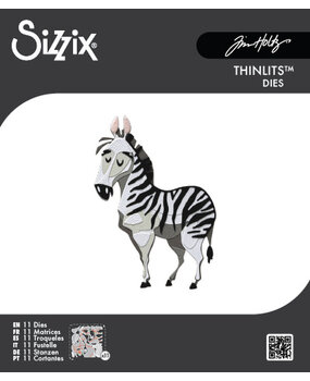 Sizzix Thinlits Mini Colorize Die Winifred (8pcs) by Tim Holtz (667218)
