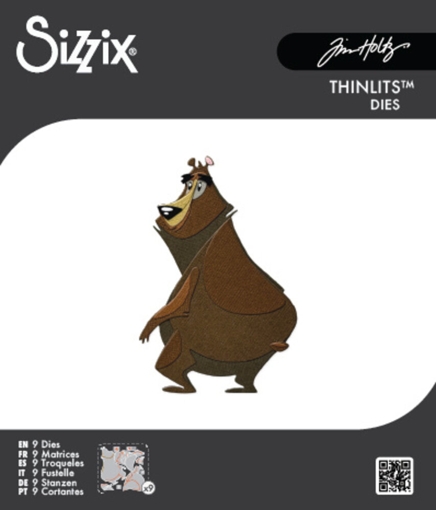 Sizzix Thinlits Mini Colorize Die Theodore (8pcs) by Tim Holtz (667215) Sizzix Thinlits Mini Colorize Die Theodore (8pcs) by Tim Holtz (667215)