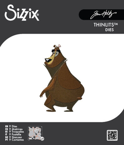 Sizzix Thinlits Mini Colorize Die Theodore (8pcs) by Tim Holtz (667215) Sizzix Thinlits Mini Colorize Die Theodore (8pcs) by Tim Holtz (667215)