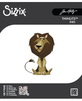 Sizzix Thinlits Mini Colorize Die Harrison (10pcs) by Tim Holtz (667223)