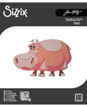 Sizzix Thinlits Mini Colorize Die Bernice (8pcs) by Tim Holtz (667222)