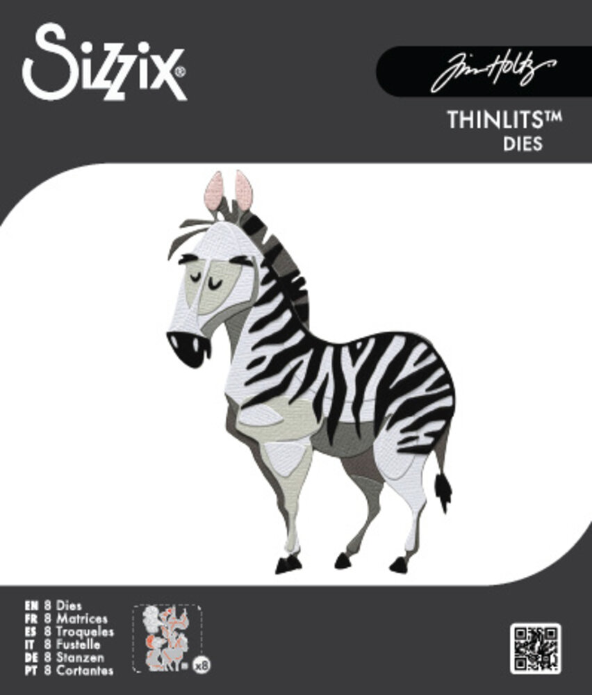 Sizzix Thinlits Colorize Die Winifred (8pcs) by Tim Holtz (664430)