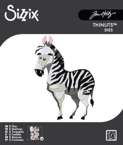 Sizzix Thinlits Colorize Die Winifred (8pcs) by Tim Holtz (664430)