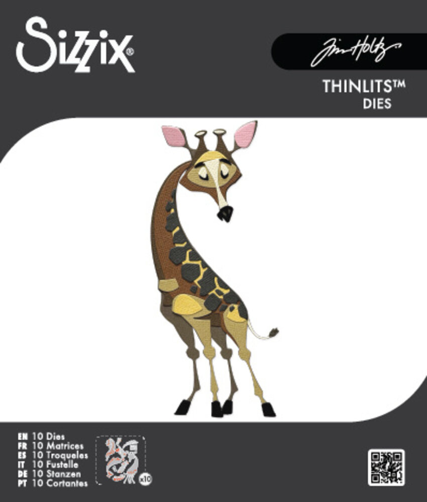 Sizzix Thinlits Colorize Die Gertrude (10pcs) by Tim Holtz (664429)